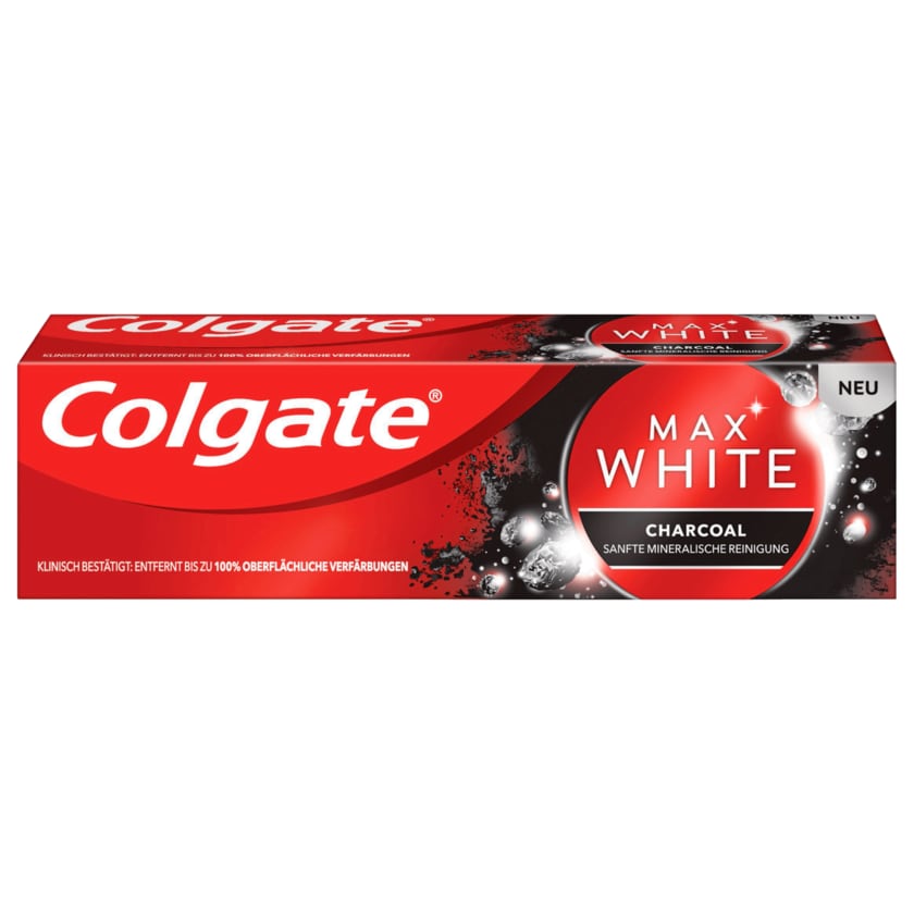 Colgate Zahnpasta Max White Charcoal 75 ml